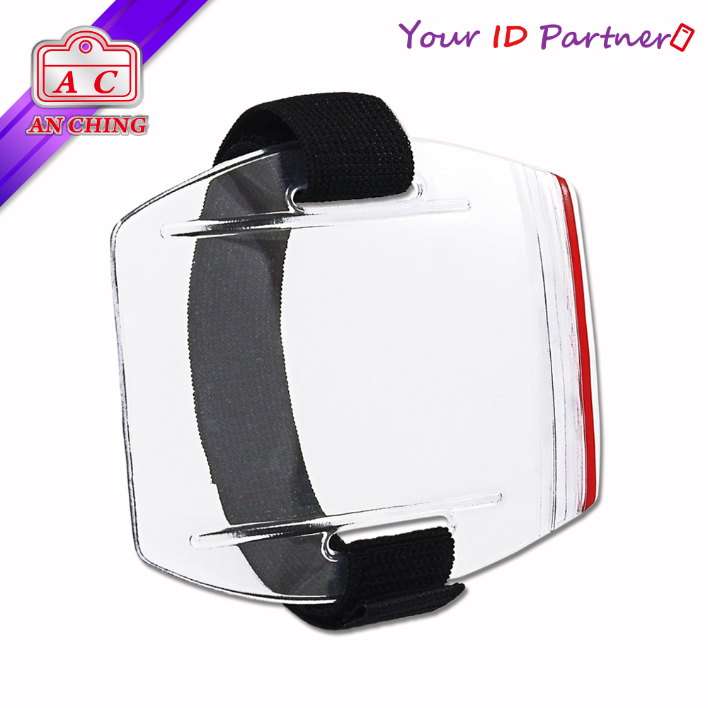 Waterproof Armband PVC Badge Holder from An Ching | Zip Lock